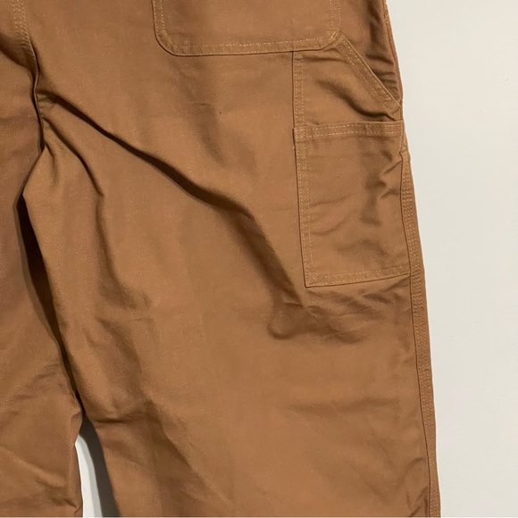 Carhartt dungaree fit pants size 46/32 brown in color - Picture 6 of 7